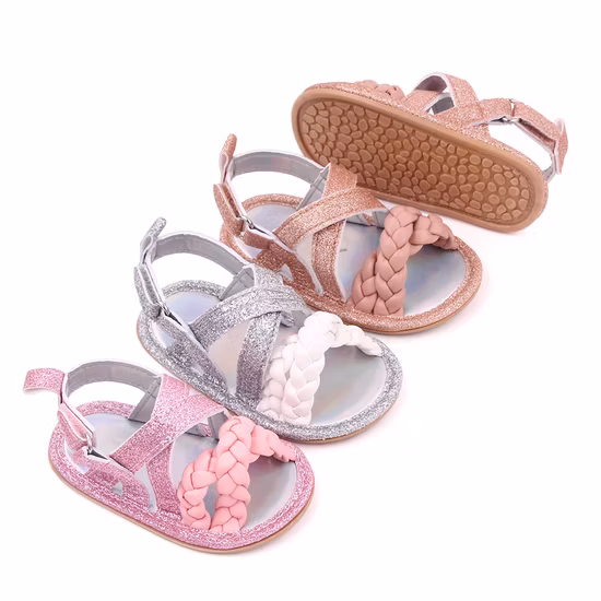 Baby Cloth New Sandals Tie Dyed Cotton Sandals Summer Walking Shoes